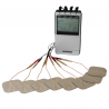 Electroestimulador Muscular Portátil TENS + EMS + Interferenciales + Rusas de 4 Canales para 8 Electrodos - Twin Stim Plus 3